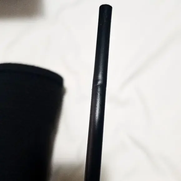 Starbucks New Venti Matte Black Soft Touch Studded Tumbler 24 oz - Picture 9 of 12